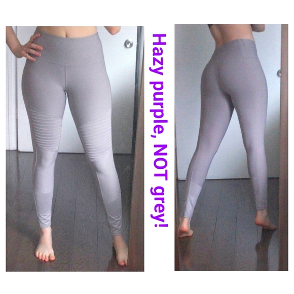 Layer 8 Pants - Purple Layer 8 moto leggings
